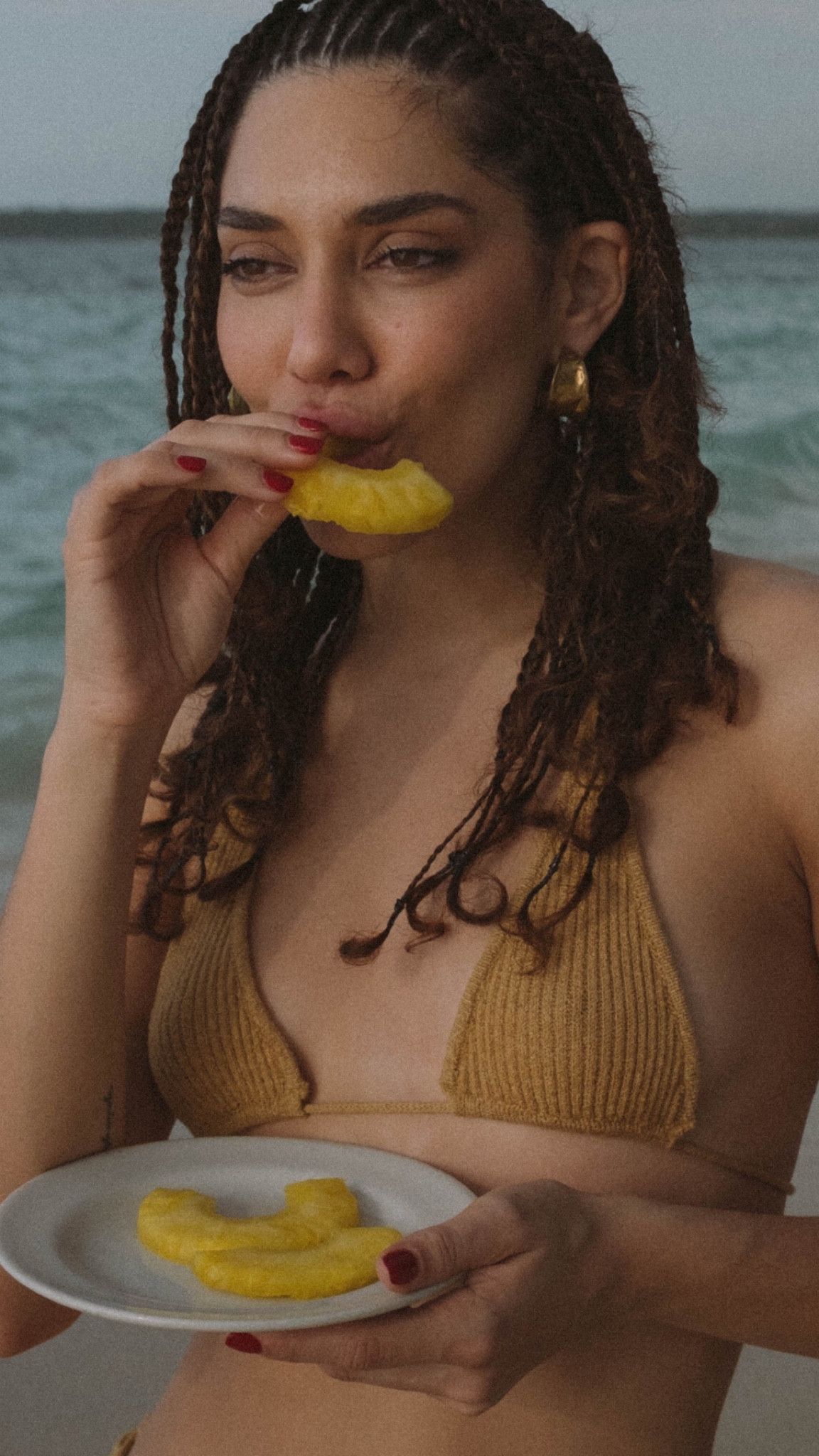 Liliana Crochet Bikini Top in Basil curated on LTK