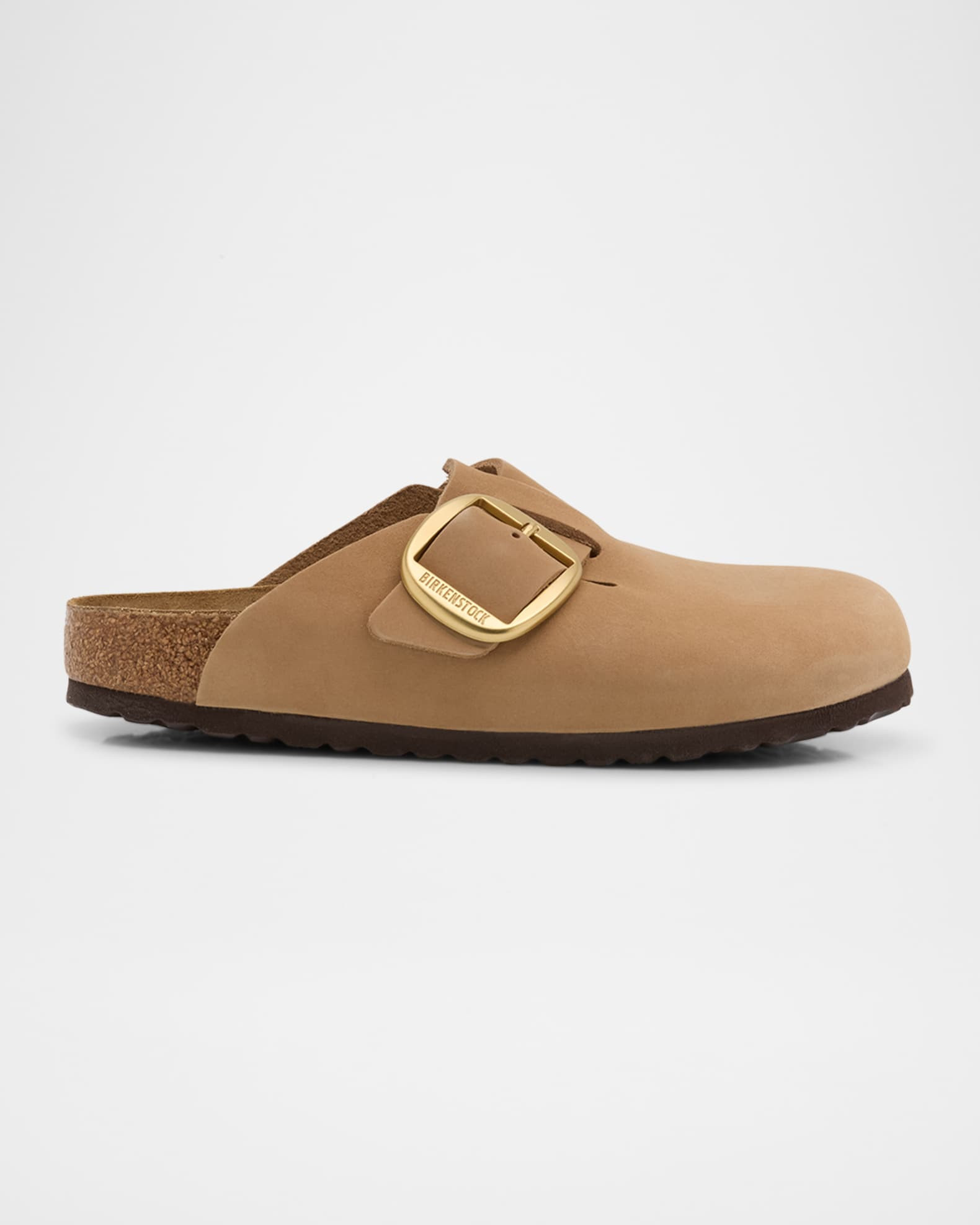 BIRKENSTOCK Boston Leather Buckle Clogs | Neiman Marcus