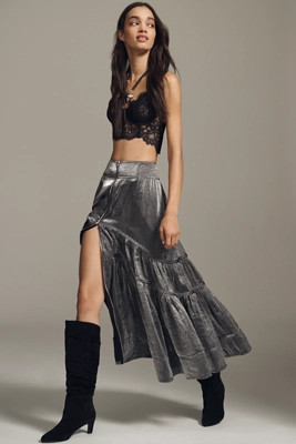 By Anthropologie Scrunched Suede Boots | Anthropologie (US)