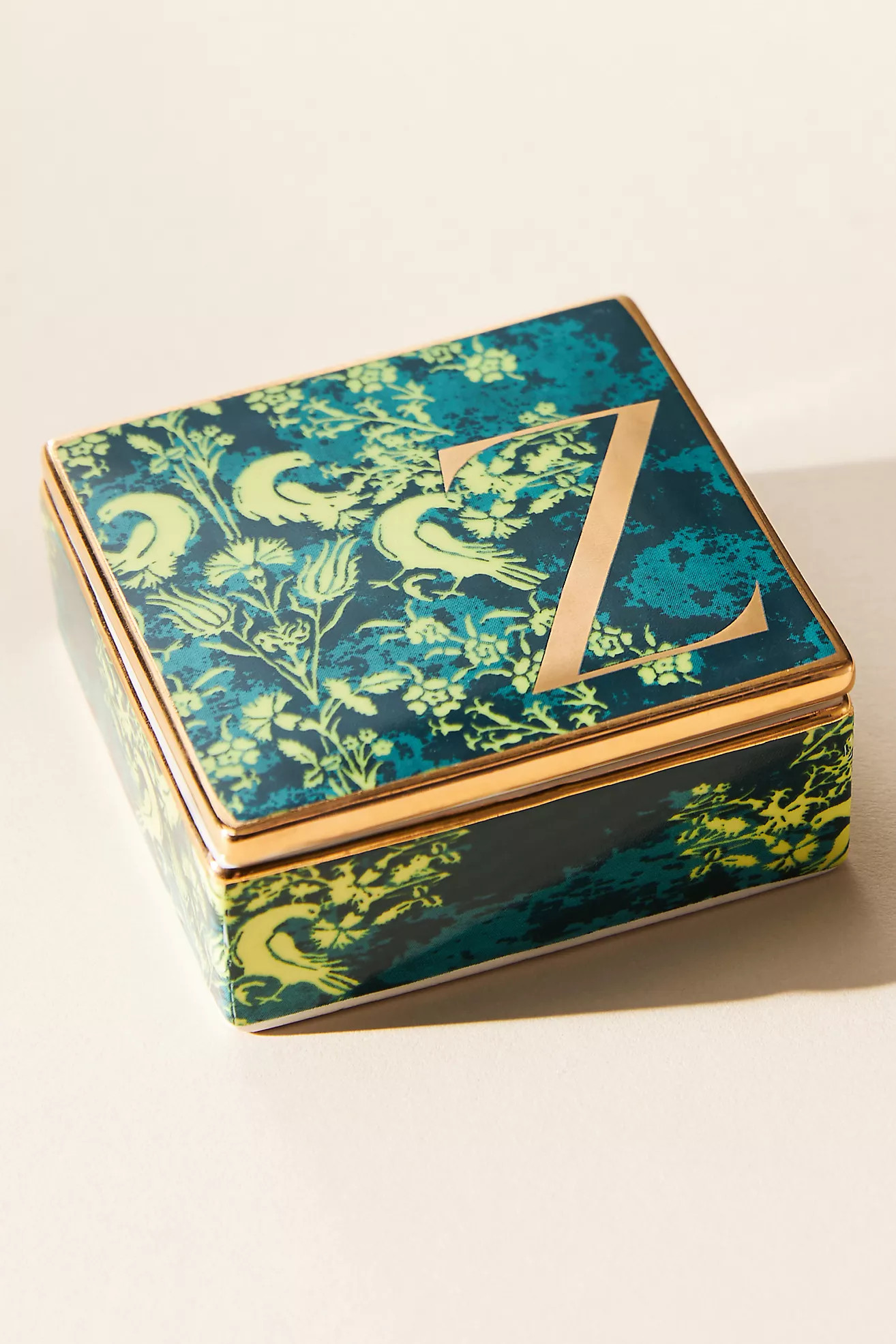 Venice Monogram Trinket Dish | Anthropologie (US)