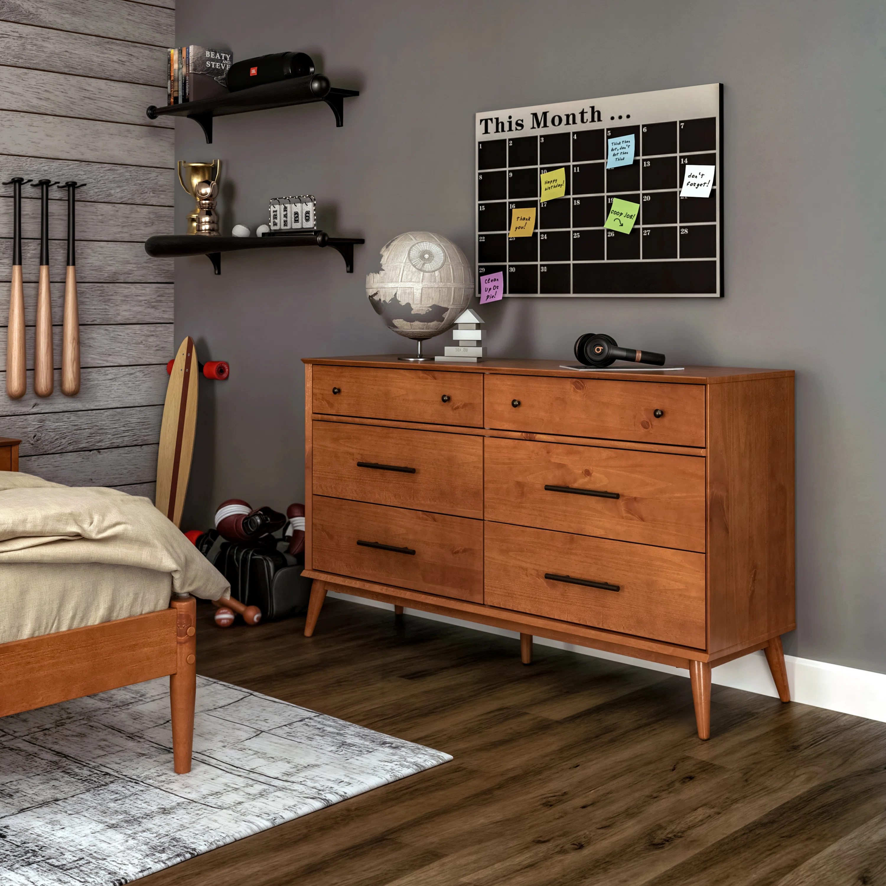 George Oliver Ashlie 6-drawer double chest of drawers & Reviews | Wayfair | Wayfair North America