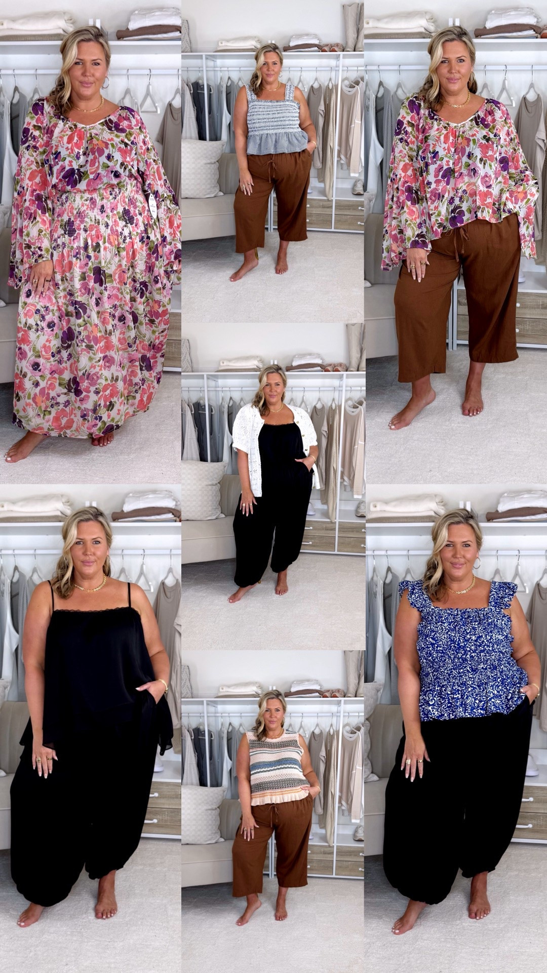 Walmart haul!! Wearing a 2X in everything. The striped knit top is a little big and would size down. Plus size, outfit inspo, haul, mom life, apron belly

#LTKMidsize #LTKPlusSize #LTKSeasonal