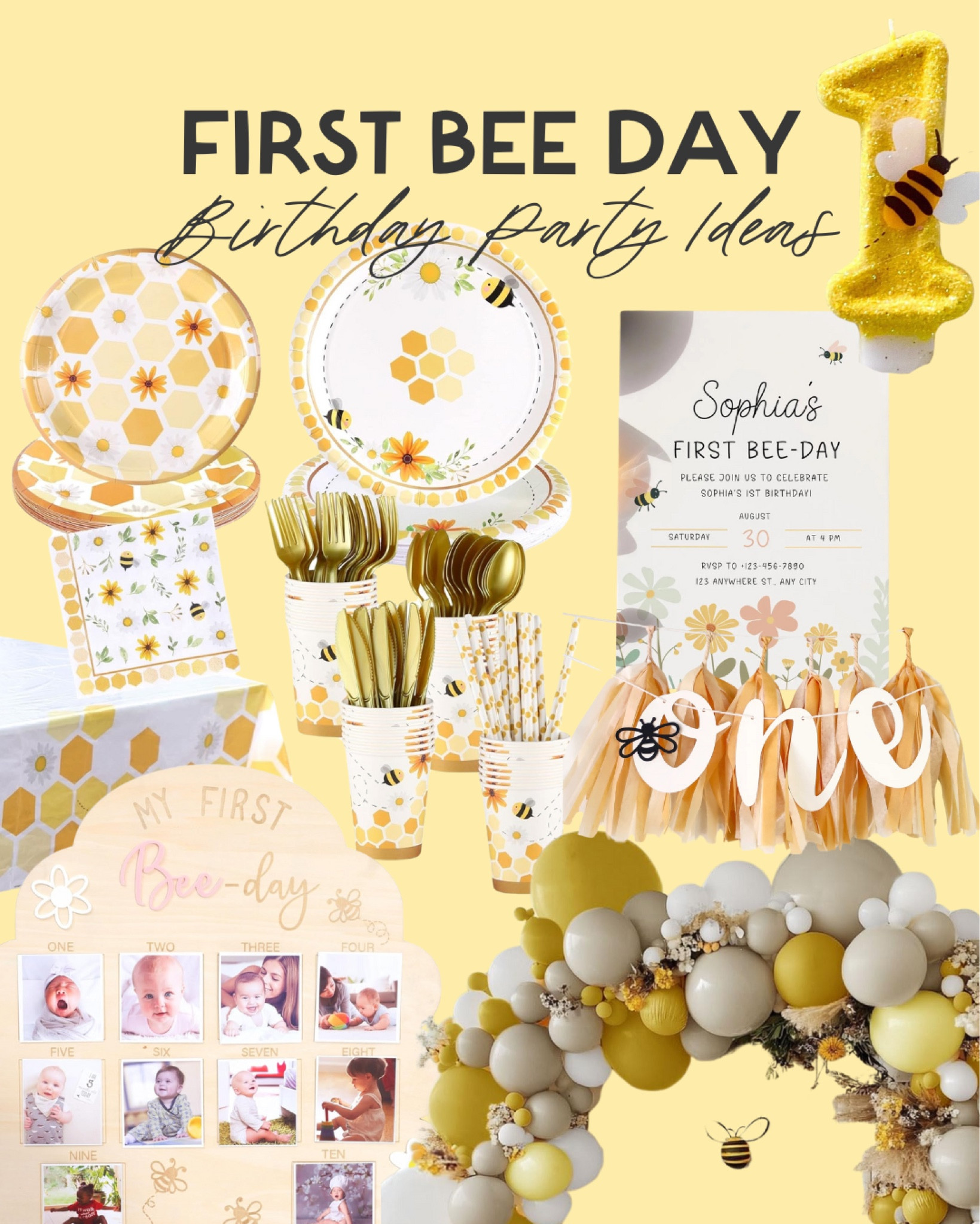 A sweet first bee day! Girly bee birthday party, floral bee day party, baby’s first birthday, Amazon party decor, party inspiration, first birthday theme, gold and white birthday party, warm toned, Amazon party decor

#LTKKids #LTKParties #LTKFamily