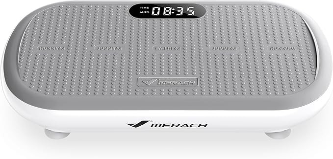 MERACH Vibration Plate Exercise Machine, Vibration Plate 440 Lbs Capacity, Bluetooth and Silicone... | Amazon (US)