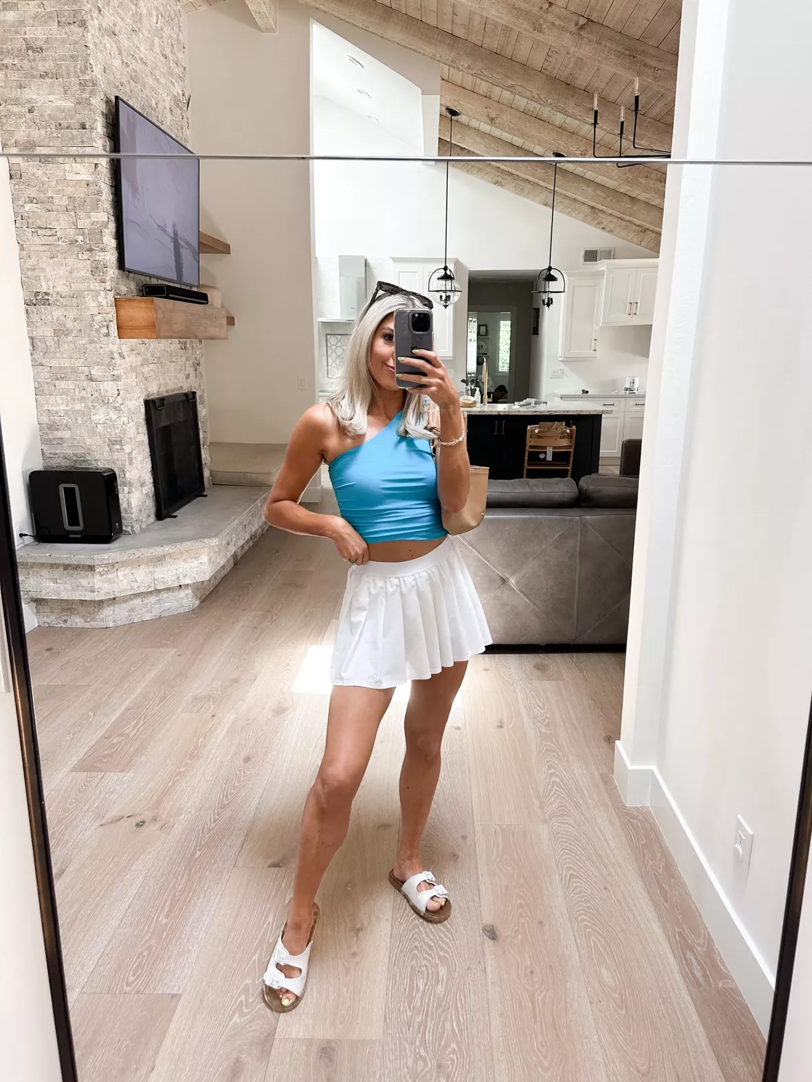 Cassandra Crop Top in Teal curated on LTK