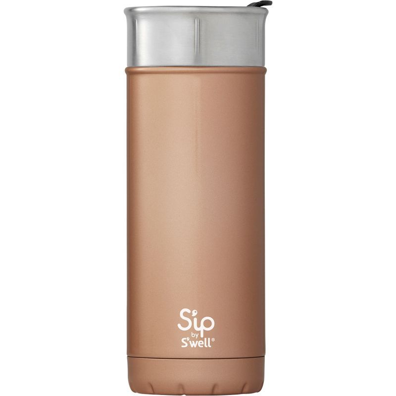 S'ip by S'well 16oz Vacuum Insulated Stainless Steel Travel Mug Golden Mist | Target