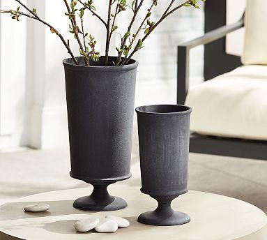 Razza Metal Vase | Pottery Barn (US)