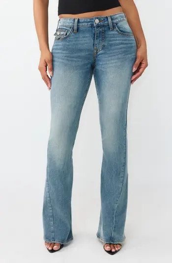 True Religion Joey Flap Pocket Flare Leg Jeans | Nordstromrack | Nordstrom Rack