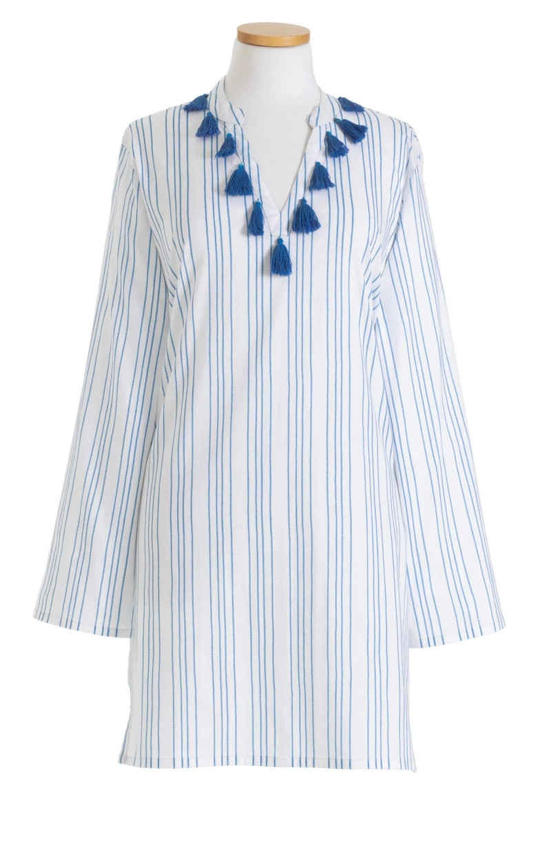 Telmo Stripe Tunic | Annie Selke