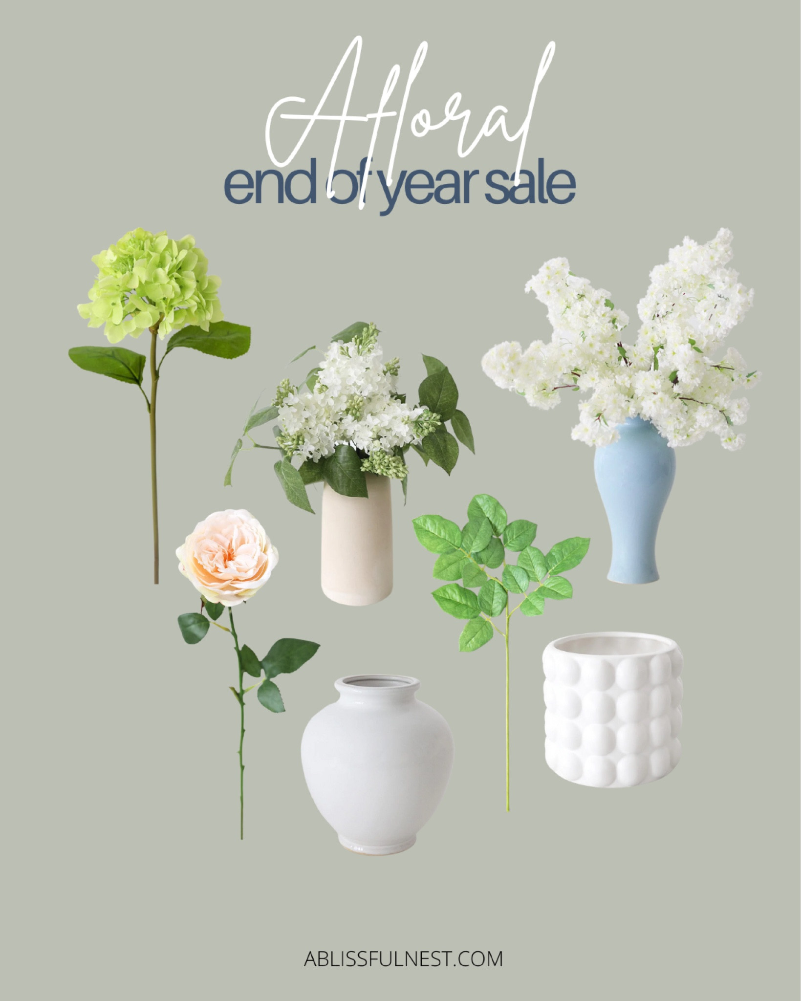 Stock up for Spring! 
#Hydrangeas #FloralStem #SpringFlowers #SpringDecor #AFloral #Greenery #WhiteVase #Hydrangea 

#LTKSeasonal #LTKhome #LTKsalealert