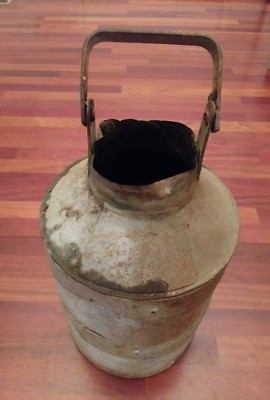 Vintage Galvanized Steel Dairy FARM Milk Can Container 5 Gallons Heavy Gauge | eBay US