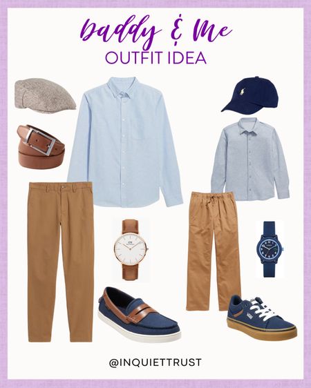 This dapper matching look is a great outfit inspo for your husband and little one this spring or for Father's Day! Pair it with the right shoes and accessories!
#daddyandmeoutfit #kidsclothes #springfashion #mensoutfitidea

#LTKKids #LTKSeasonal #LTKStyleTip