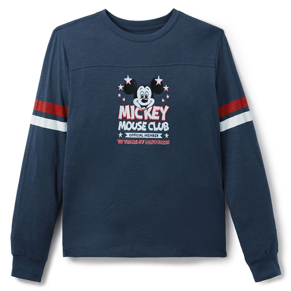 The Mickey Mouse Club 70th Anniversary Long Sleeve T-Shirt for Women Official shopDisney | Disney Store