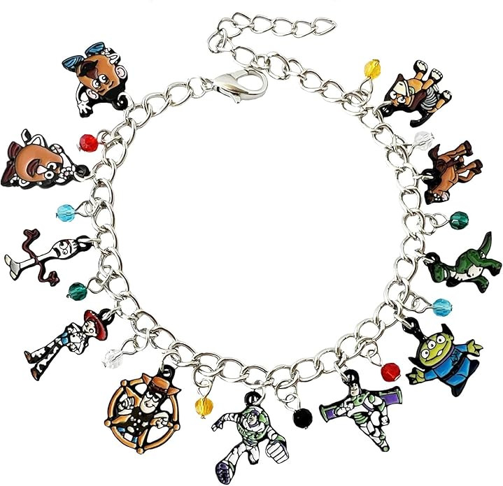 JDHFJFH Toy Stry Bracelet Metal Anime Buzz Lightye Charm Bracelet Chain for and Women | Amazon (US)