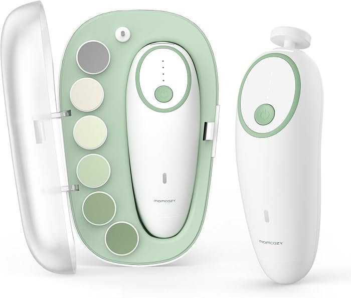 Momcozy Baby Nail File Electric, Gentle Baby Nail Trimmer Electric Rechargeable, Baby Nail Clippe... | Amazon (US)