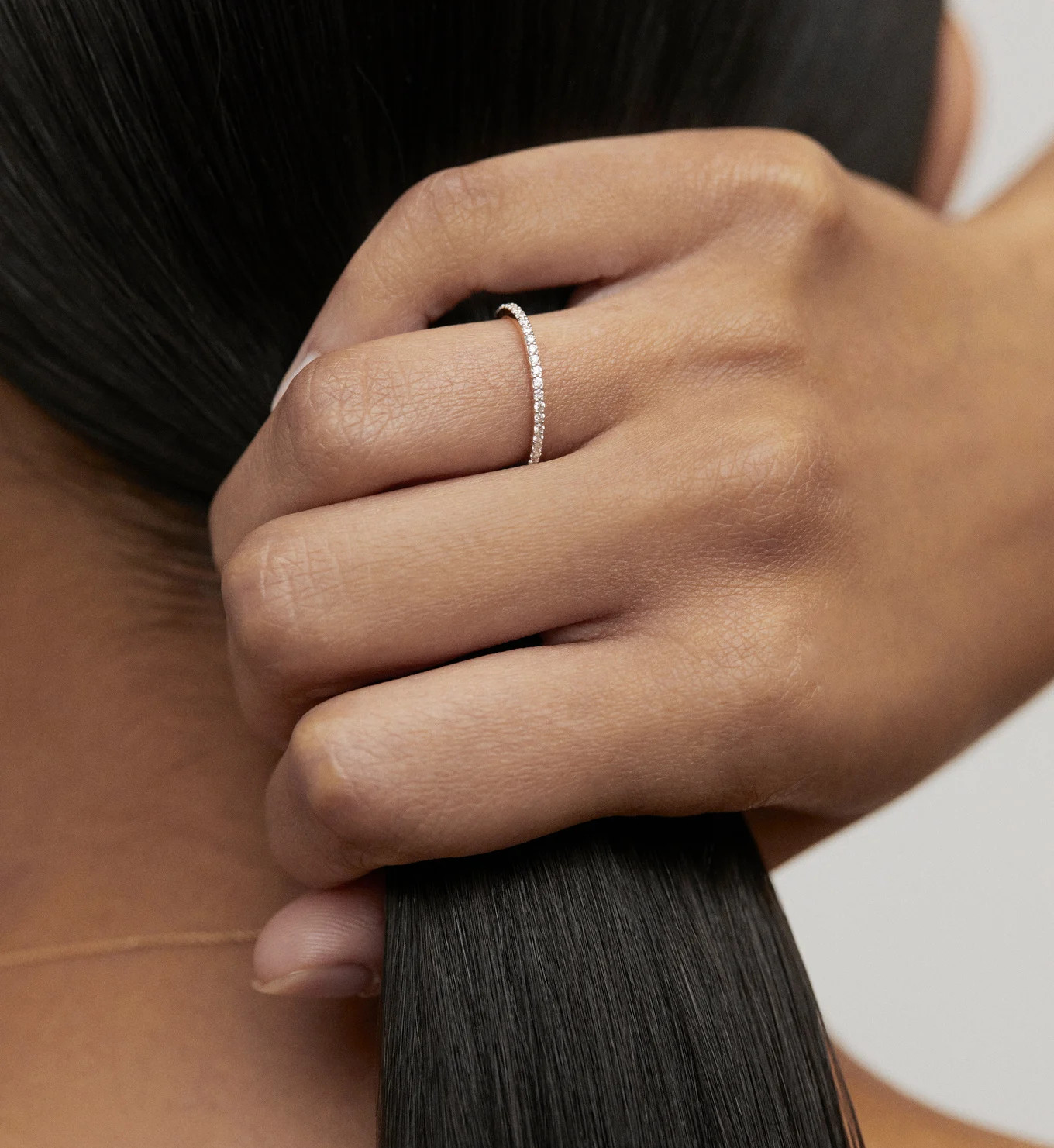 Lab Grown Diamond Eternity Ring | Monica Vinader (Global)