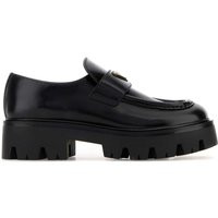 Prada Black Leather Loafers | Balardi (US & Canada)