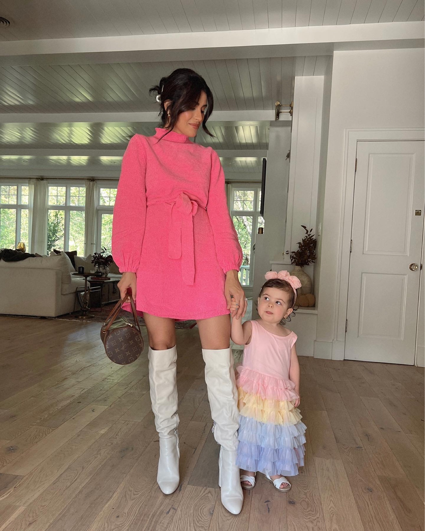 This pink dress I found on Amazon for 39$ is so soft and flattering. Wearing a size “S”. It comes in a lot more colors!!! I’ll prob get another one for the holidays ha! Also the perfect birthday dress for your little one linked below! She’s wearing 2T! 

#LTKfit #LTKkids #LTKstyletip