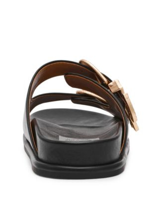 DV Dolce Vita Women's Percy Double Buckle Footbed Sandals - Macy's | Macy's