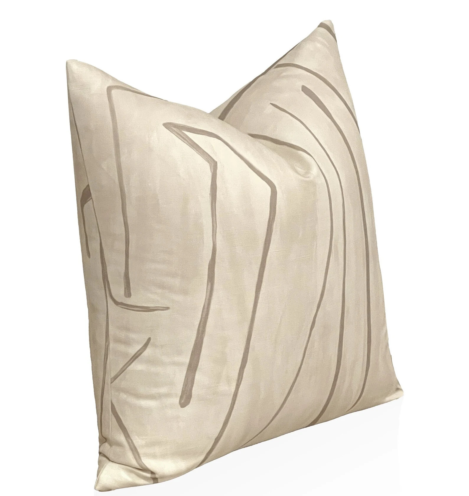 Kelly Wearstler Graffito Pillow Cover in Parchment, ivory Pillow, Living Room Pillow, Decorative ... | Etsy (US)