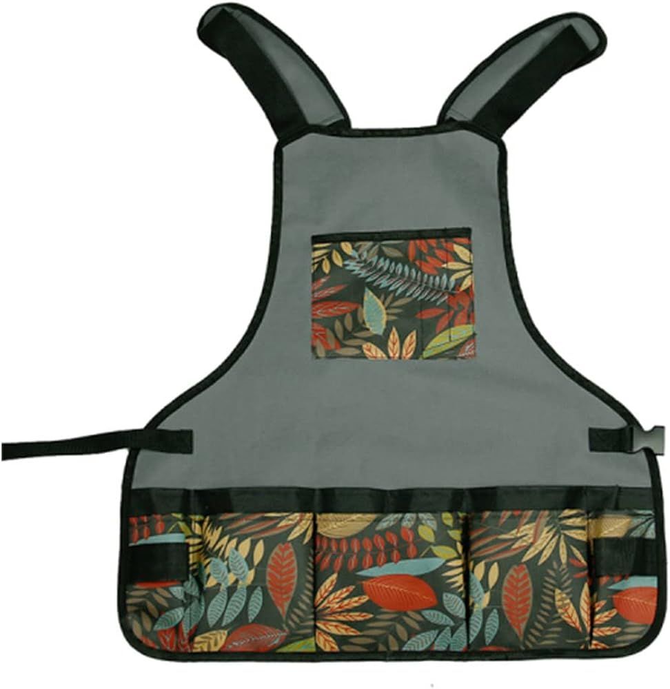 Gardening Apron for Women,Durable and Water-Proof Harvest Apron with Pocket Men,15 Pockets Tools ... | Amazon (US)