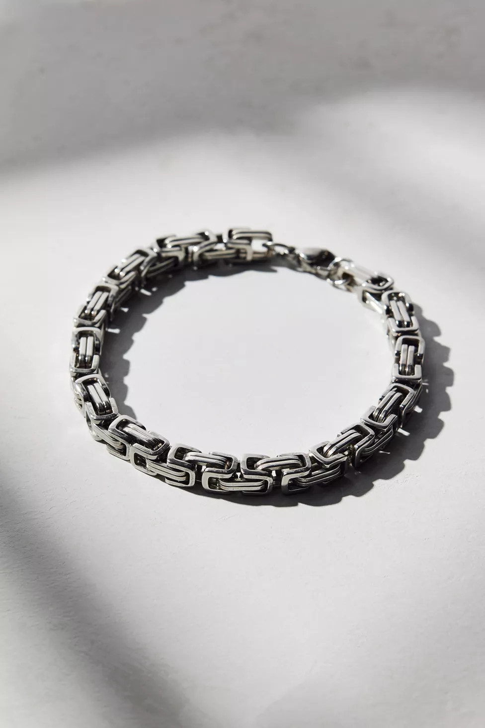 Stainless Steel Box Link Chain Bracelet | Urban Outfitters (US and RoW)