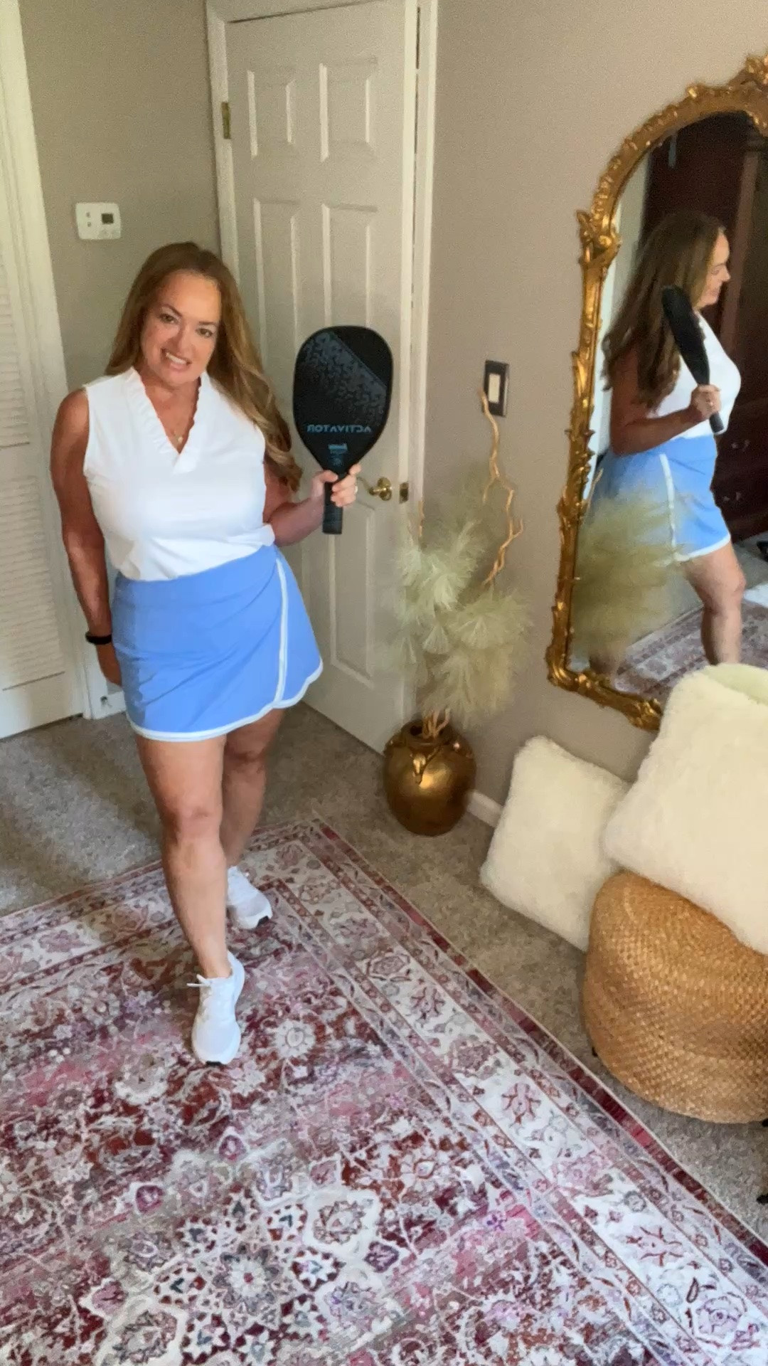 Pretty athletic skirt with contrast trim.

#LTKfitnessgoals #LTKselfcare #LTKActive