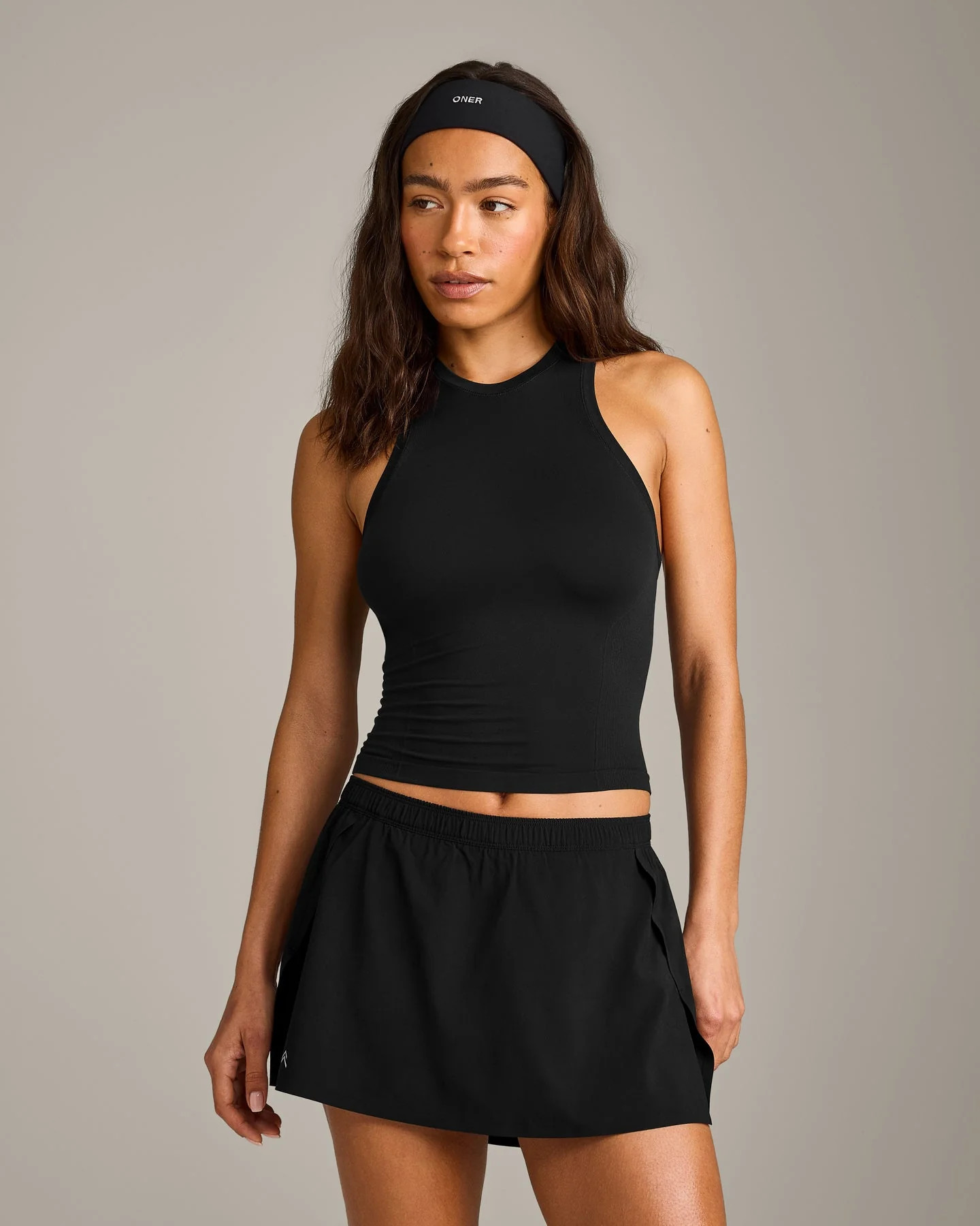 Oner Seamless Fitted Tank Top 
 Black | Oner Active (UK / US)