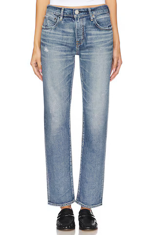 Moussy Vintage Linden Slim Straight in Light Blue from Revolve.com | Revolve Clothing (Global)