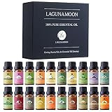 Essential Oils Set - Top 20 Organic Gift Set Oils for Diffusers, Humidifiers, Massages, Aromather... | Amazon (US)