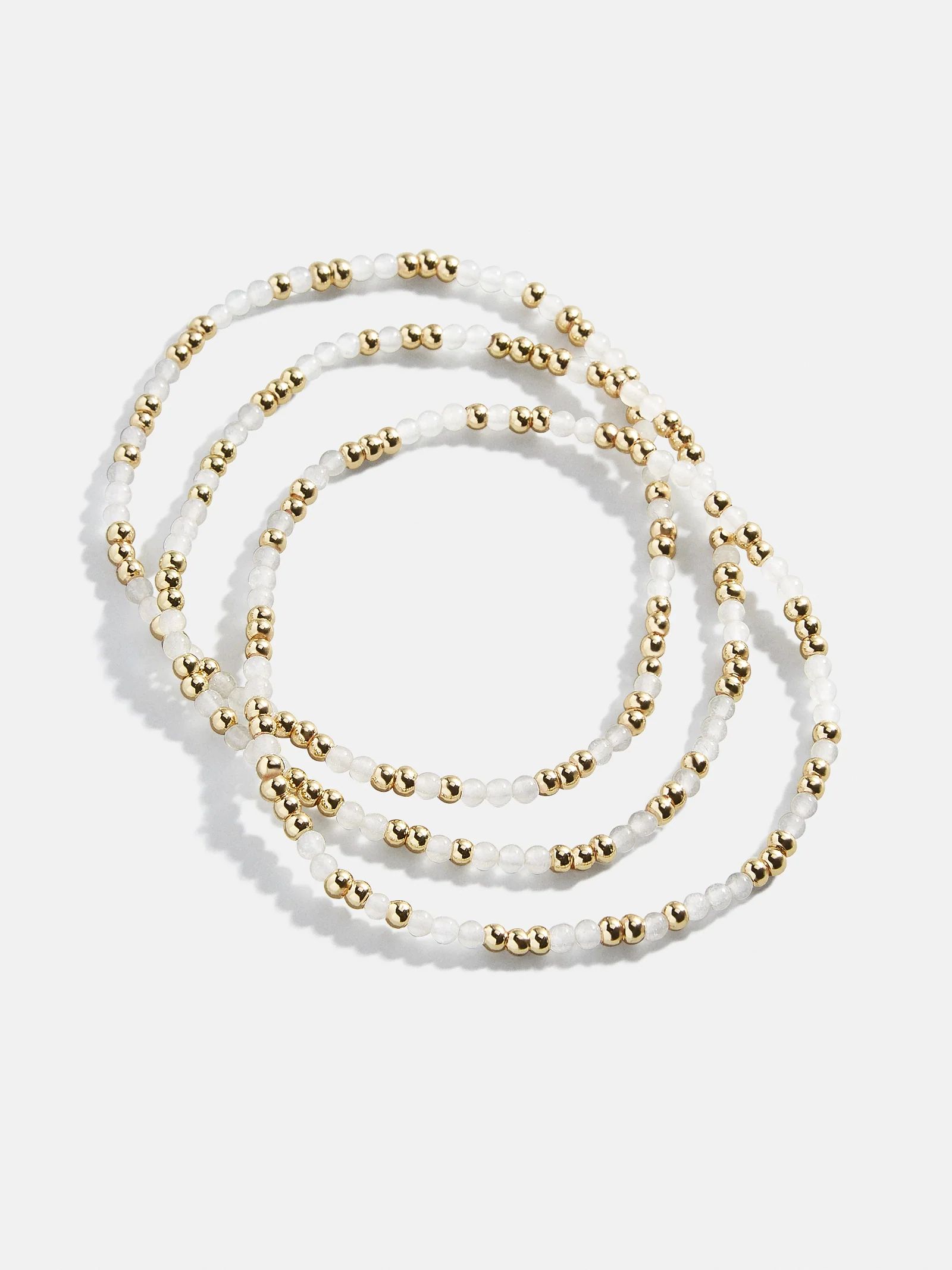 Sadie Bracelet Set - White | BaubleBar (US)