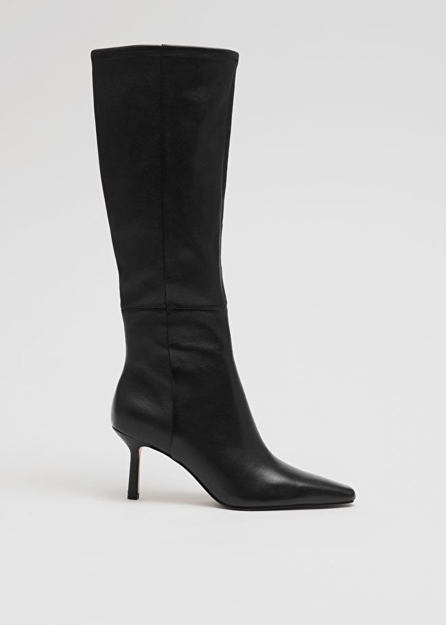 Knee High Leather Sock Boots | & Other Stories (EU + UK)