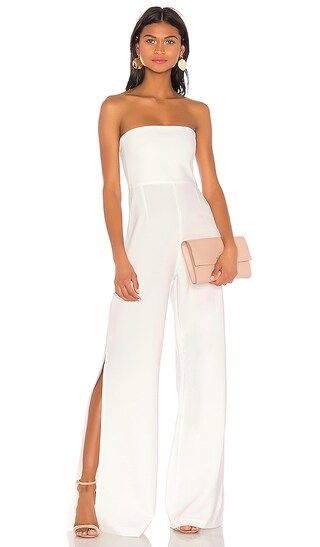 Glamour Jumpsuit in Ivory | Revolve Clothing (Global)