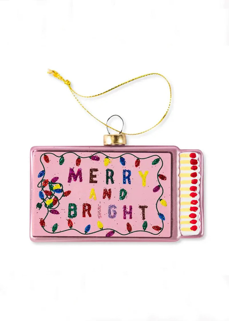 Matchbook Ornament - Merry & Bright | Alice & Wonder