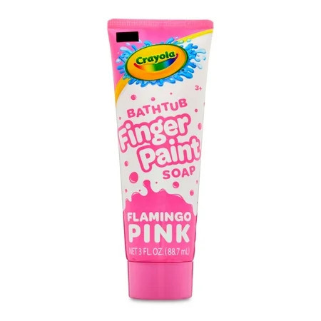 Crayola Bath Tub Finger Paint Pink 3 fl oz | Walmart (US)