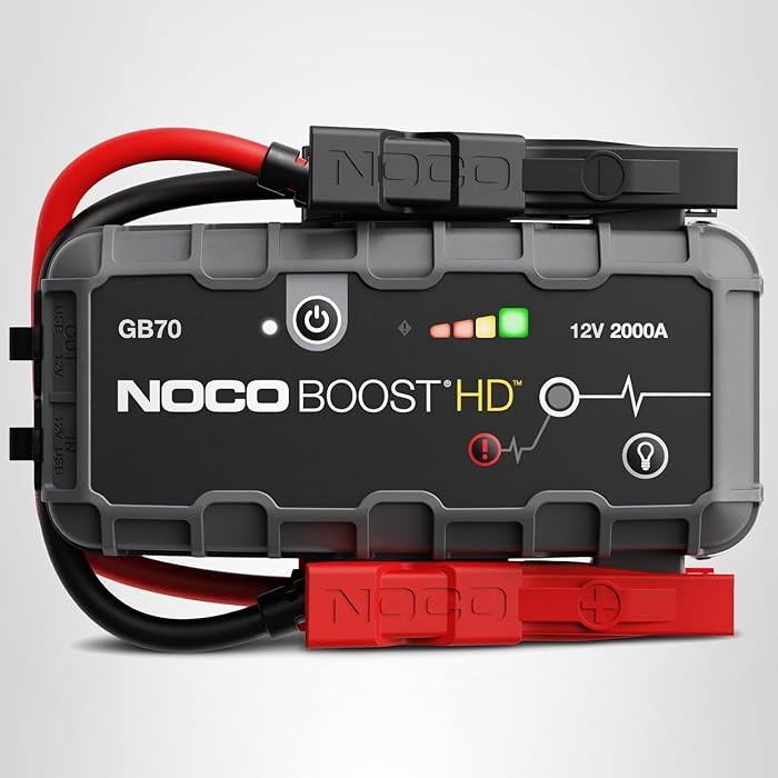 NOCO Boost GB70: 2000A UltraSafe Jump Starter – 12V Lithium Battery Booster Pack, Portable Jump... | Amazon (US)