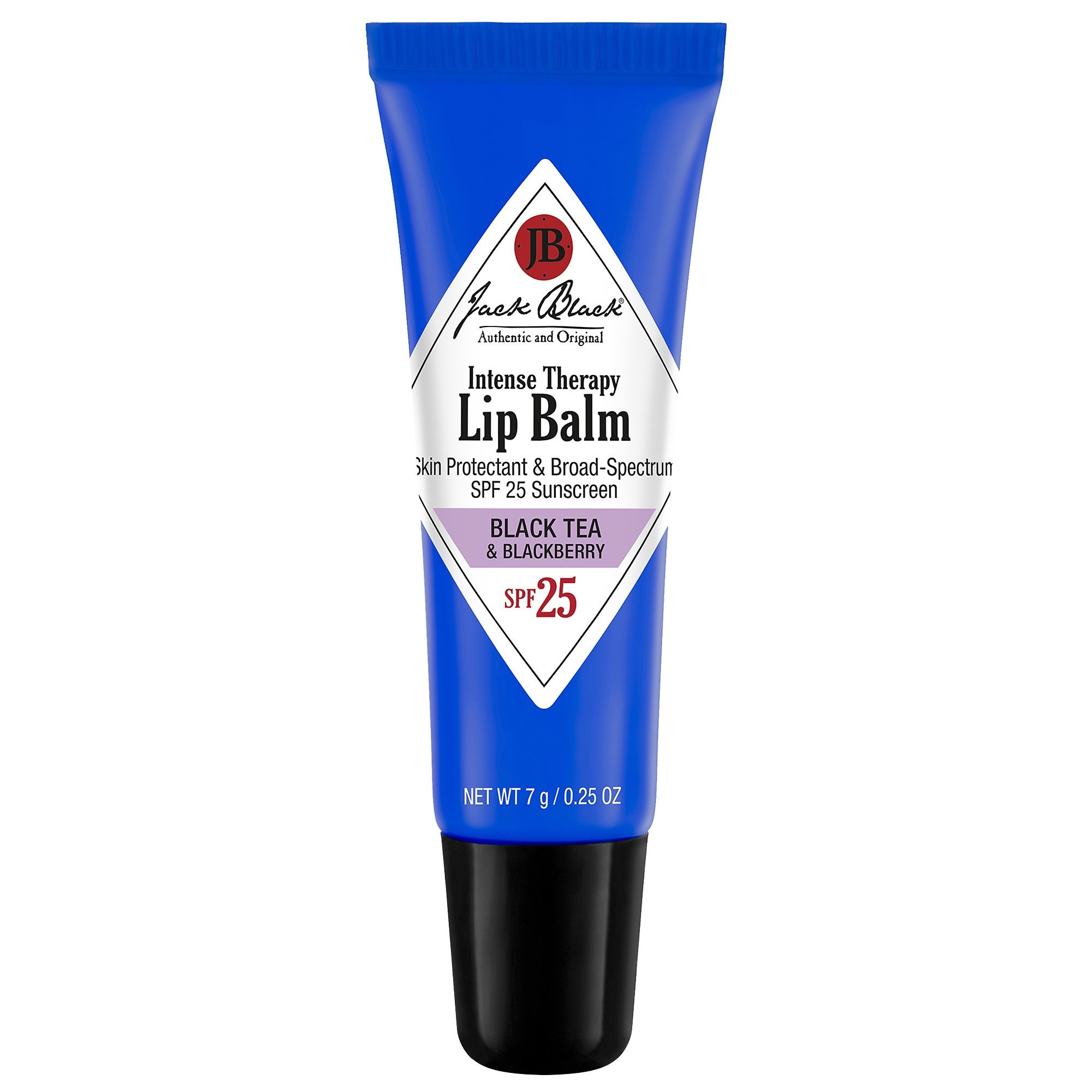 Jack Black Intense Therapy Lip Balm SPF 25 Black Tea & Blackberry 0.25 oz | Sephora (US)