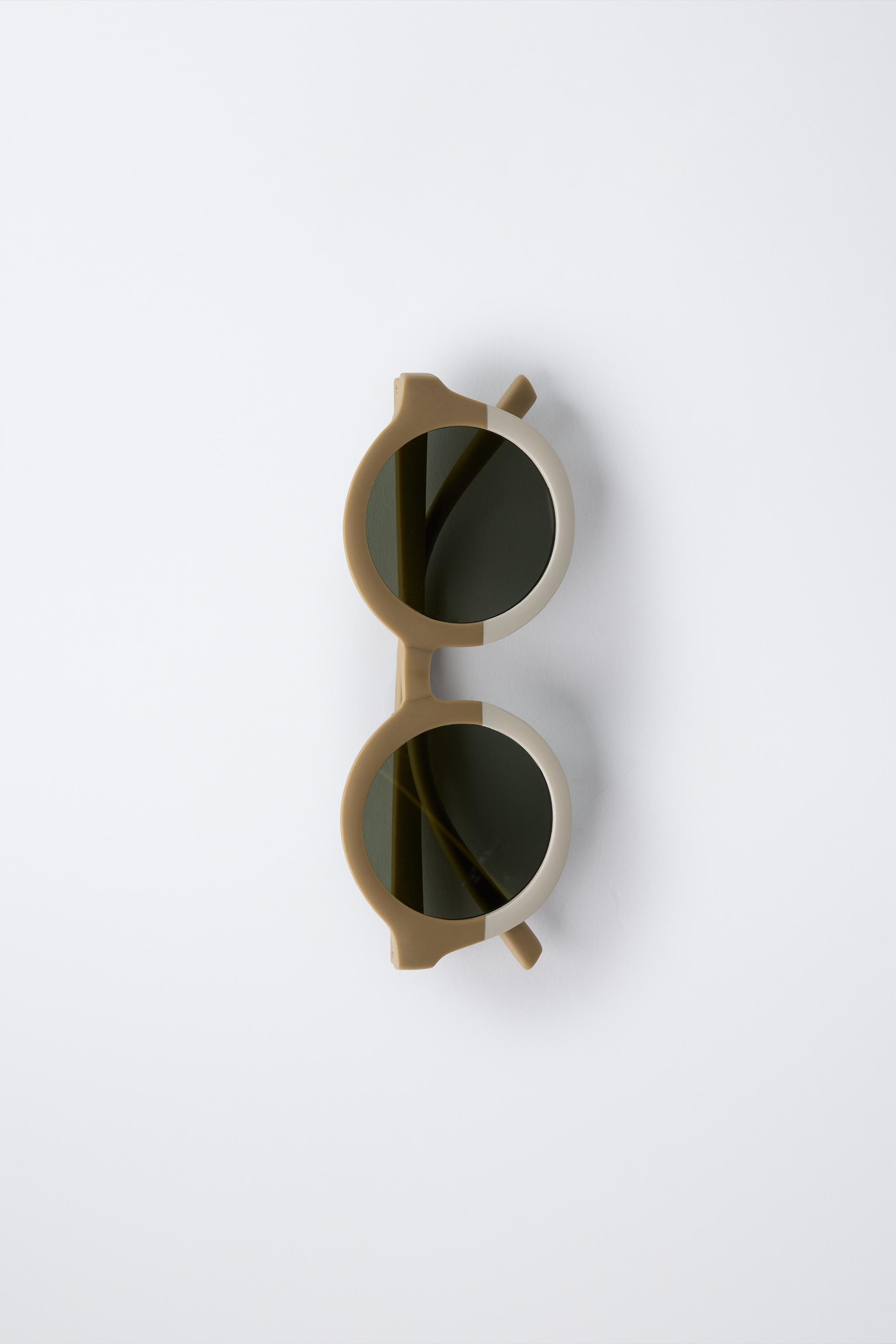 Round plastic frame sunglasses.100% UV Protection. Category 3. | Zara US