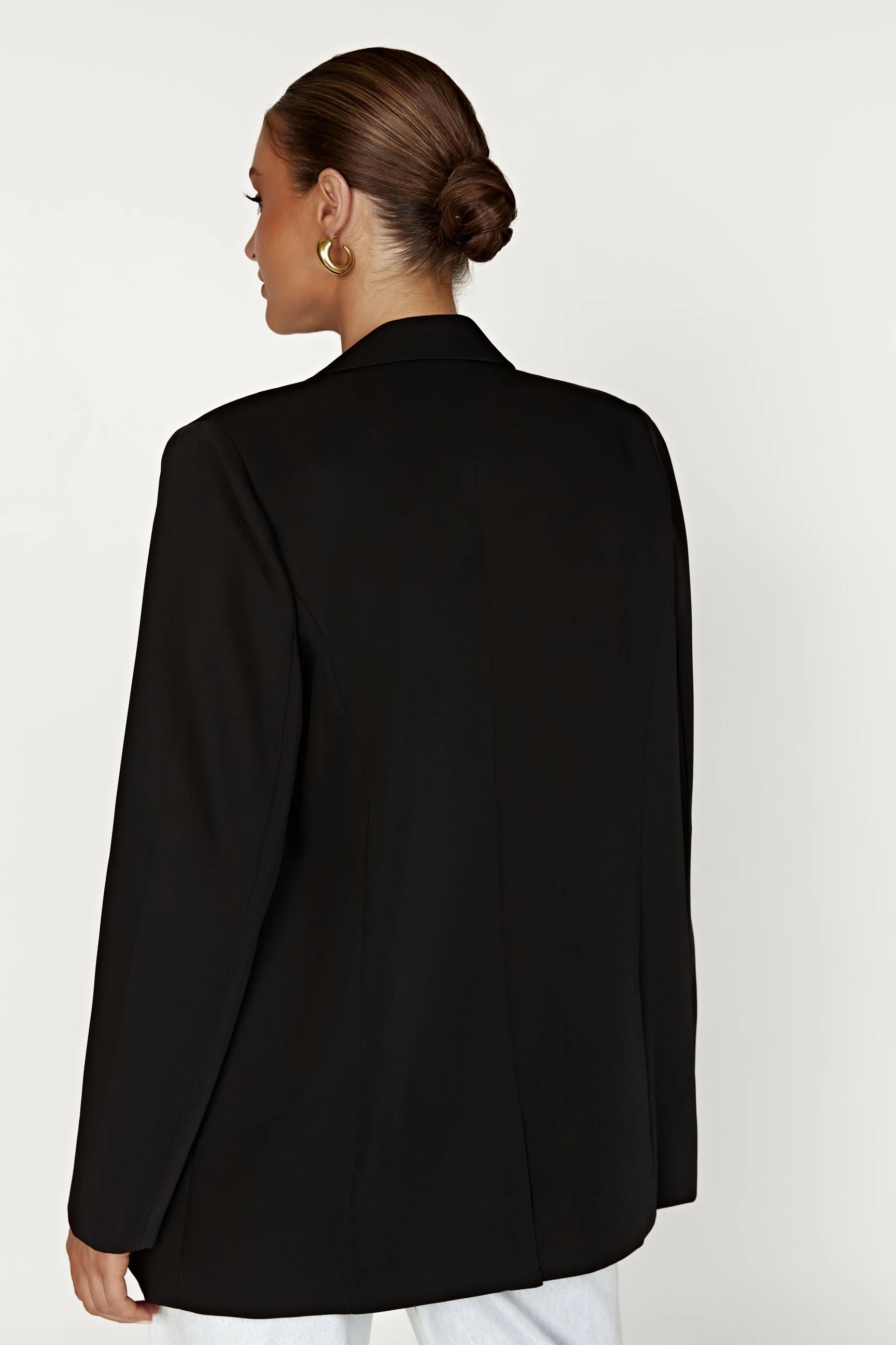 Madison Oversized Blazer - Black | MESHKI US