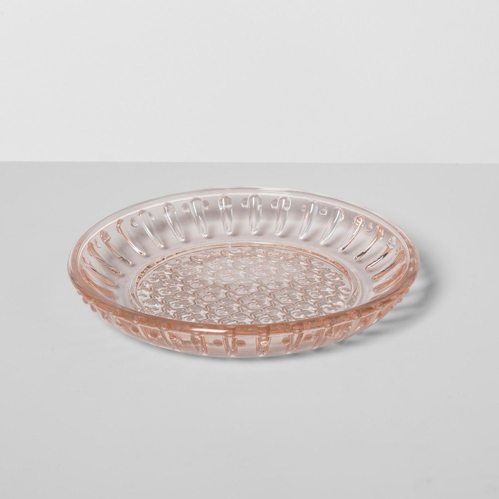 Glass Soap Dish Blush - Opalhouse , Pink | Target