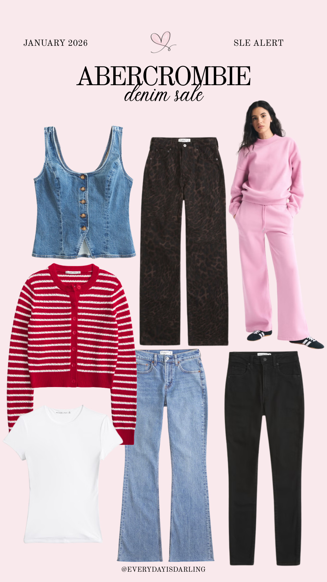 Abercrombie denim sale! 25-40% off denim + 20% off almost everything else! Use code DENIMAF for an extra 15% off at checkout!  

 #LTKootd #LTKSeasonal #LTKSaleAlert