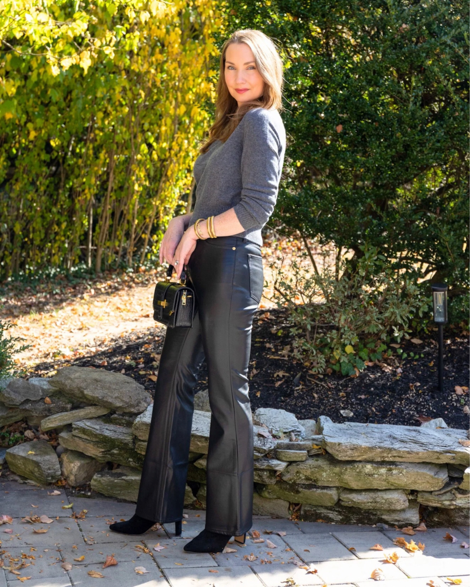 
Flashback to my first pair of faux leather pants 🖤 I was 20, broke, and visiting Bri in Boston when I splurged on a pair that felt like the coolest thing I'd ever bought. Little did I know, that was the start of my style evolution—mixing preppy with just the right amount of edge.
Fast forward to now, faux leather pants are back, and I've found the perfect pair for fall—the @jcrew High-rise Bootcut Pant in Faux Leather. These pants are everything: flattering, versatile, and perfect from day to night. (And yes, I'm going back for the brown 🤎)
Available in sizes 23-37, regular, petite, and tall. I'm 5'10 and wearing a size 28 regular—they're true to size for me, but some say they run small.
Ready to find your fall wardrobe staple? Check them out! #FauxLeather #FallFashion #JCrewStyle #TheWellDressedLife"

#LTKSeasonal #LTKStyleTip #LTKOver40