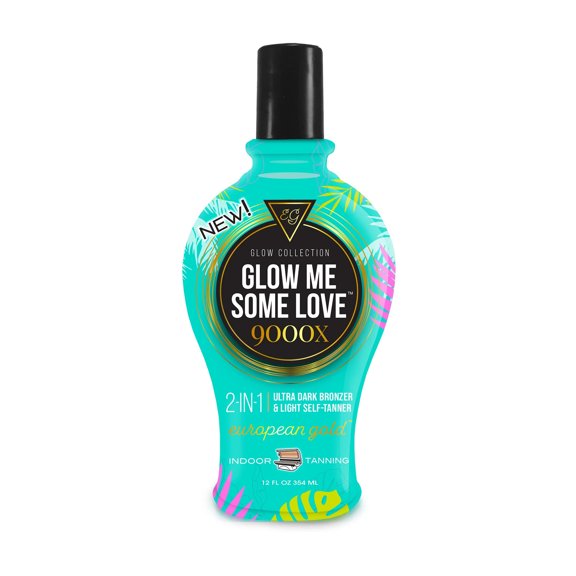 European Gold Glow Me Some Love 9000X 12oz Tanning Lotion - Walmart.com | Walmart (US)