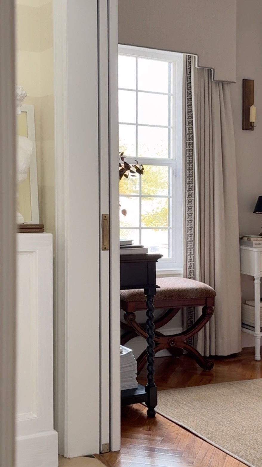 I love this view into my office at home... Cash is usually perched on the ottoman.


#LTKHome