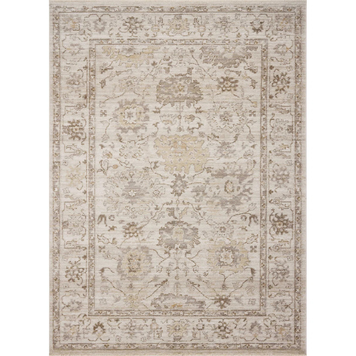 Magnolia Home by Joanna Gaines x Loloi Pace Natural / Stone Area Rug | Wayfair North America