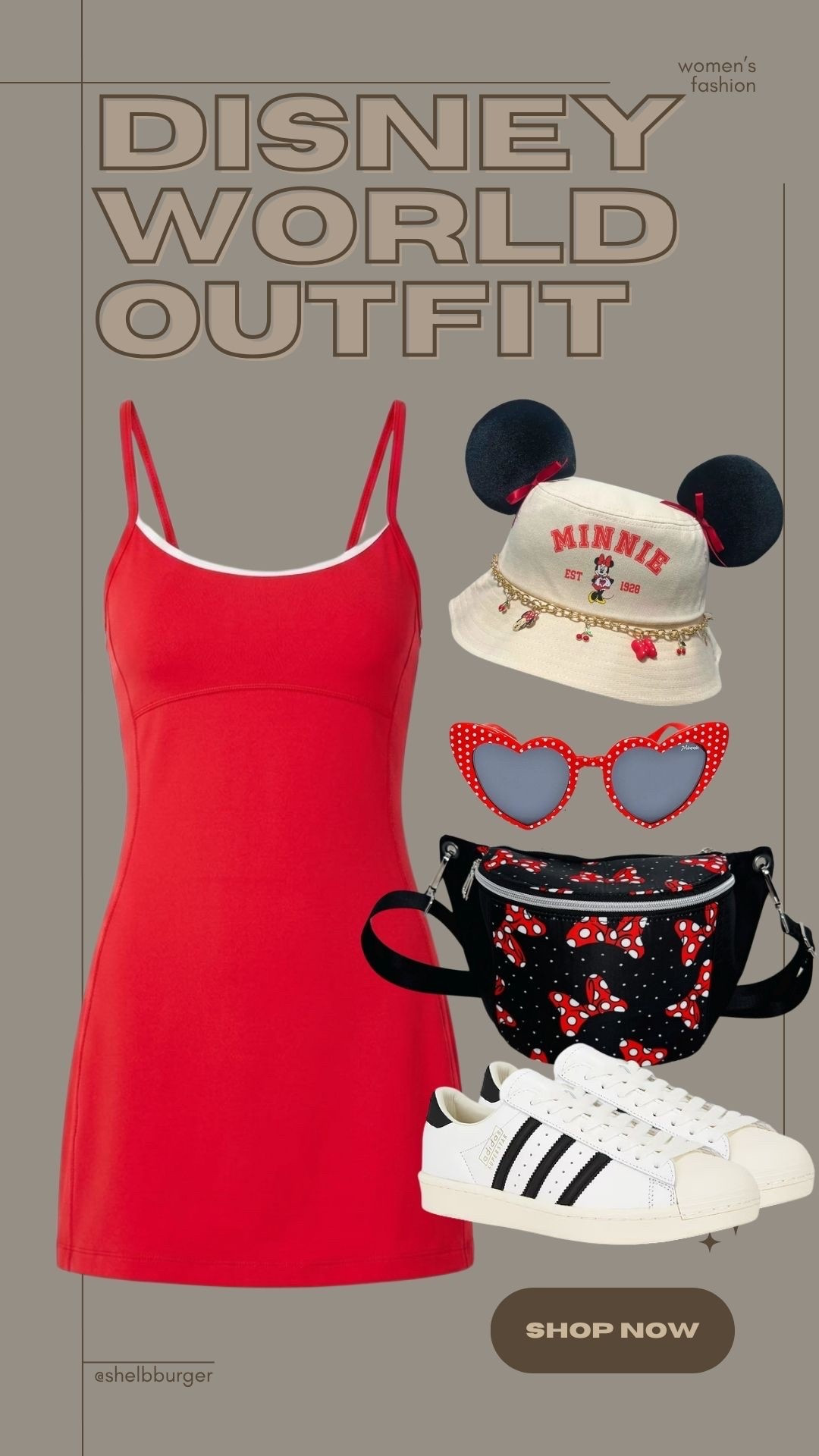 Women’s Minnie Mouse inspired Disney summer vacation outfit

#LTKTravel