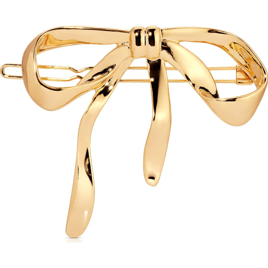 Ettika Bow Organica Barrette in Gold at Nordstrom | Nordstrom