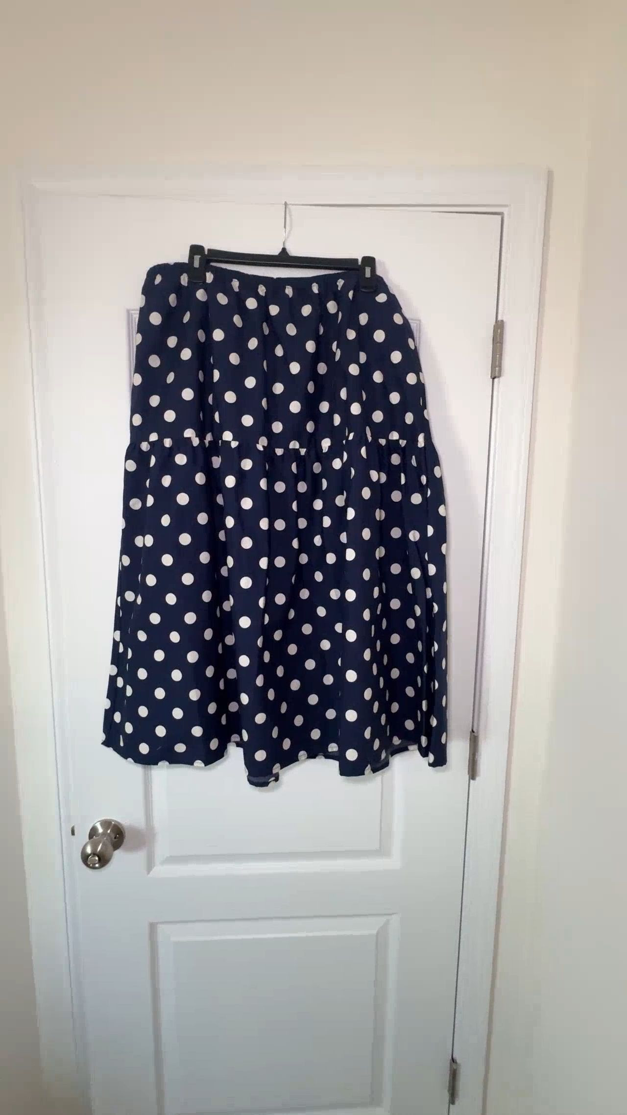 Found this cute polka dot skirt at @Target. It's just the right length for me, and I'm 5'8".  It also has pockets, making it very versatile. The one downside is that this runs big. I got a large, and it started to slide down my waist. I'll need to size down.
#summeroutfit

#LTKSeasonal #LTKTall #LTKootd