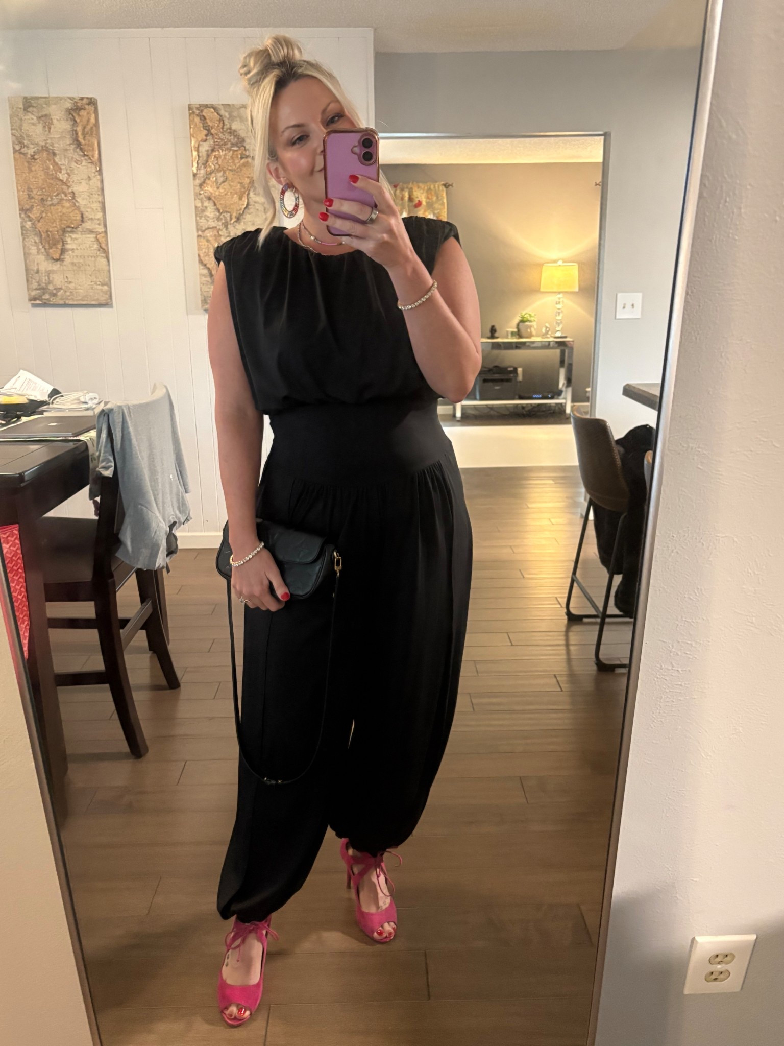 Love a good jumpsuit and this one is perfect! Cinched at the waist with a cuff leg and openings up the side of the legs. I'm 5'4 and the length is perfect!

Jumpsuit. Graduation outfit. Date night outfit. GNO outfit. Summer 2026 outfit

#LTKootd #LTKgrwm #LTKdayinmylife