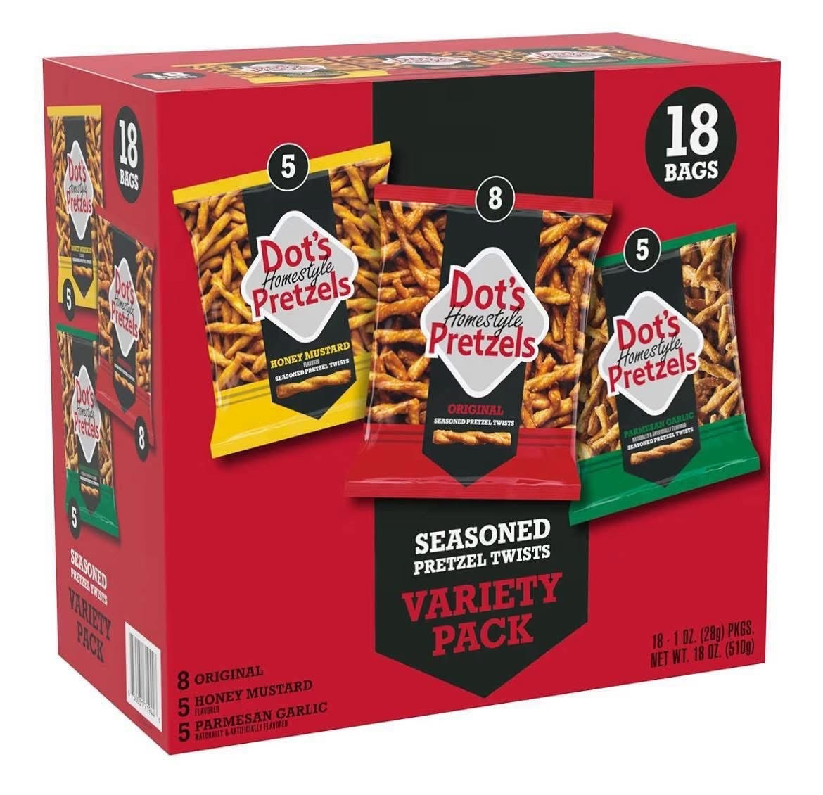 Dot’s 18 count Variety Packs are on sale for only $9.97 today at Amazon! These are such a favorite since they’re delicious - great deal for this variety pack, so it’s been flying. 🥨 

#LTKHome #LTKSaleAlert